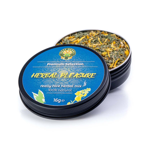Herbal Pleasure (würzig-kräuterig & ausgleichend) 16g Kräutertee-Mischung (in der Dose)