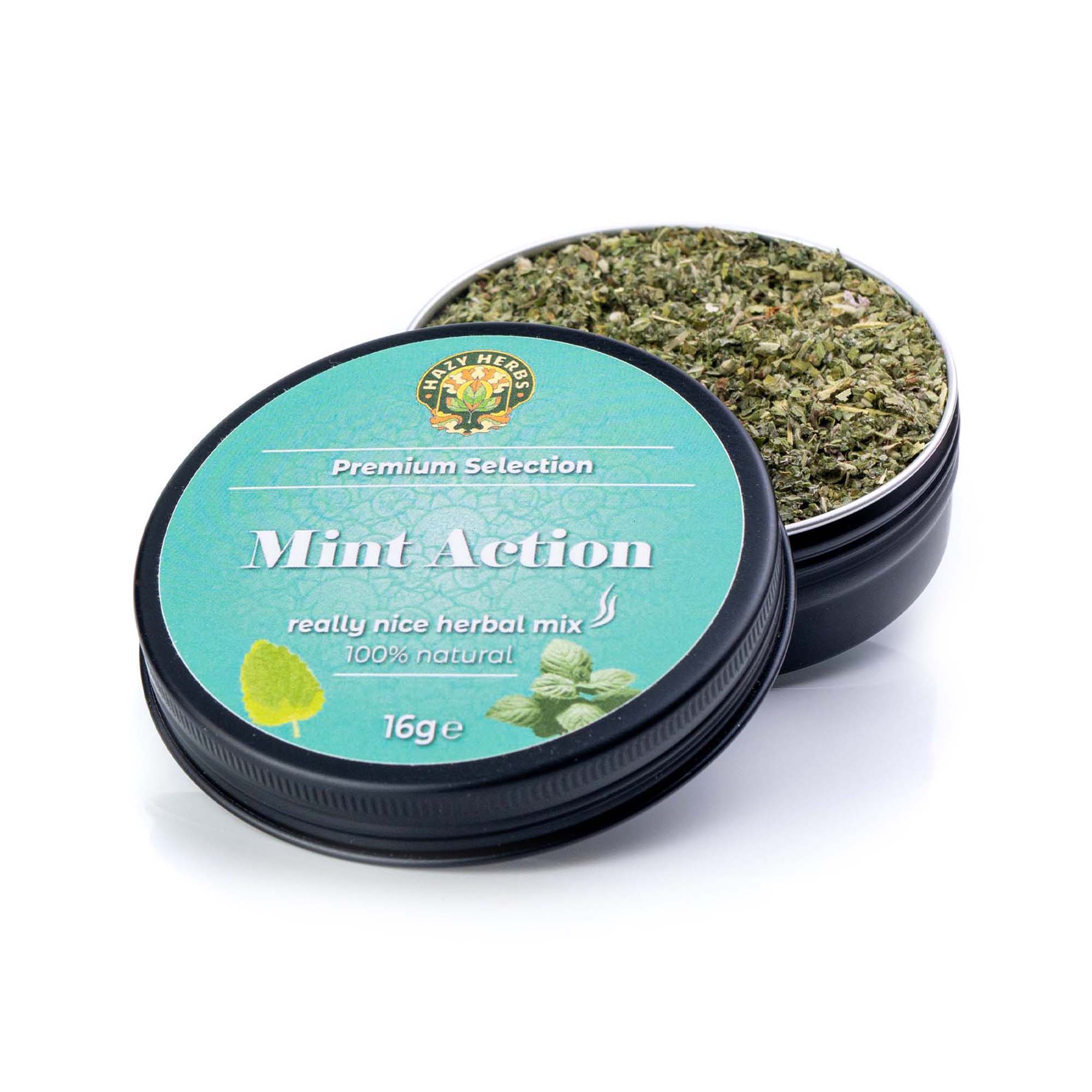 Mint Action 16g kaufen – Kräutertee-Mischung Hazy Herbs