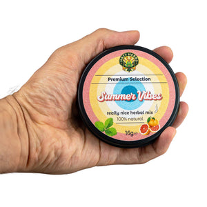 *LIMITIERT* Summer Vibes 16g Kräutertee-Mischung mit fruchtiger Grapefruitschale & Erdbeerblätter (in der Dose)